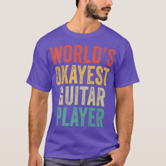 Camiseta Músico Guitarrista Más o Menos del Mundo Música Vi