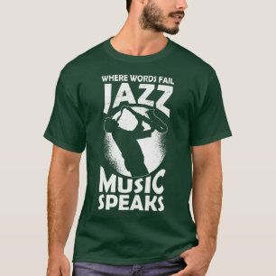 Camiseta Músico Instrumento Musical Notas Musicales Jazz Ci