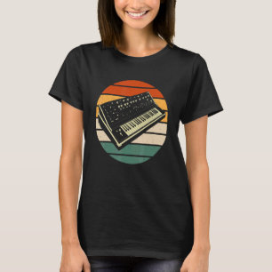 Camiseta Músico Intérprete de Sintetizador Música Sinteti