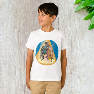 Camiseta Músico Jugando El Chello