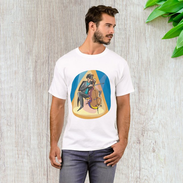Camiseta Músico Jugando El Chello (Subido por el creador)