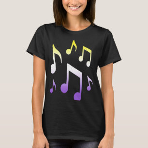 Camiseta Músico LGBT no binario de NB Subtle LGBT Music Not