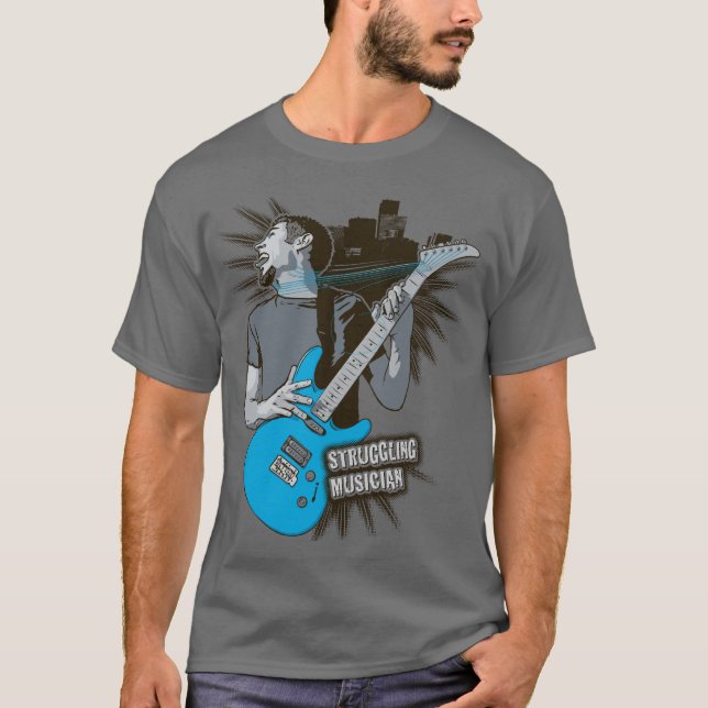 Camiseta Músico luchador (Anverso)