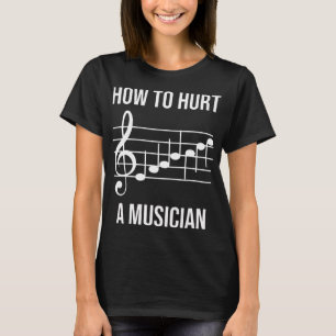 Camiseta Músico marcha banda instrumentos de música diver