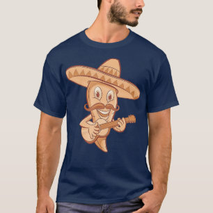 Camiseta Músico mexicano de guitarra Chili Mariachi
