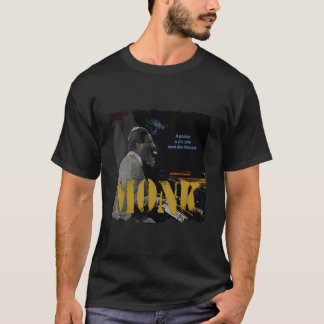 Camiseta Músico pianista de la sabiduría del jazz monje