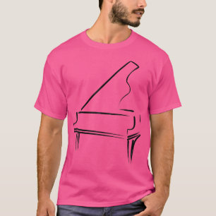 Camiseta Músico Teclado O Pianista Profesor De Piano P