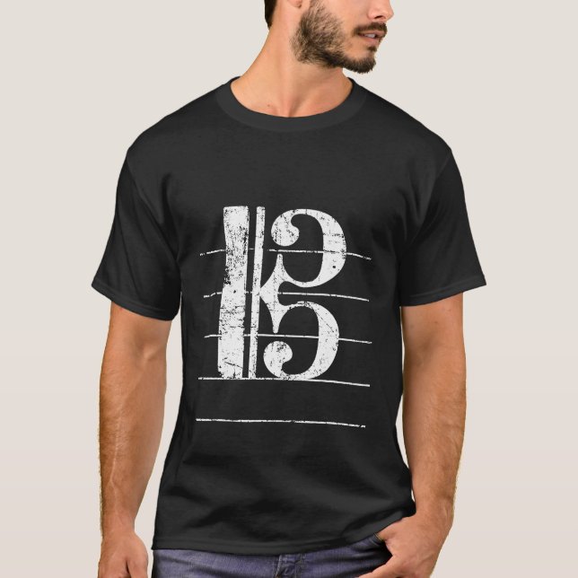 Camiseta Músico Tenor Clef (Anverso)