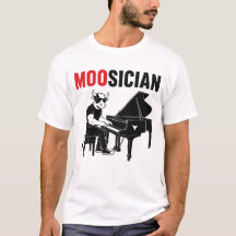 Músico Vaca Chiste Animal Divertido