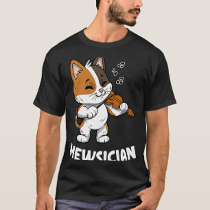 Camiseta Músico violinista de gatos de un jugador de violín