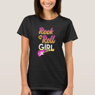 Camiseta Músicos Chica de Rock and Roll Mujeres Dicen Músic