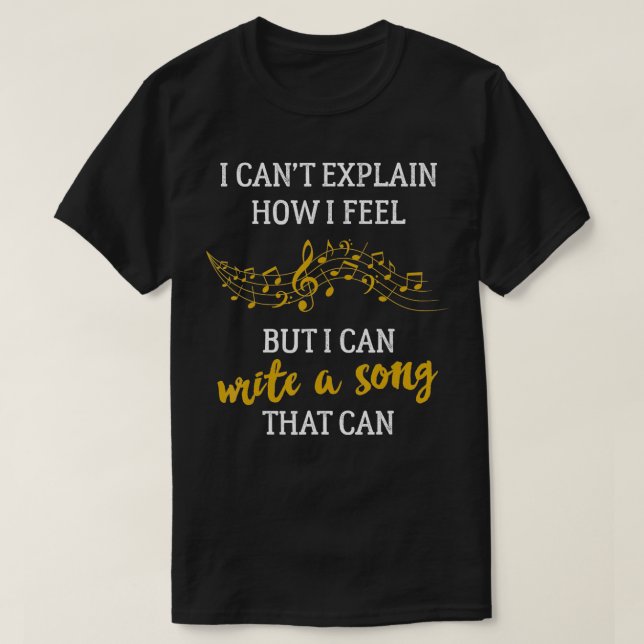 Camiseta Músicos de compositores de compositores de música  (Diseño del anverso)