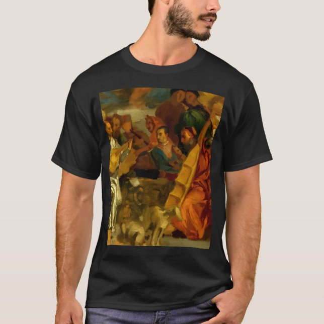 Camiseta Músicos De Eugne Delacroix Tras Un Detalle Veronés (Anverso)