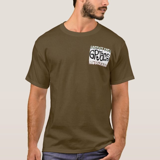 Camiseta Músicos de GPJams (Anverso)