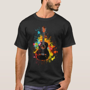 Camiseta Músicos de Guitarra Acústica y Guitarra Acústica