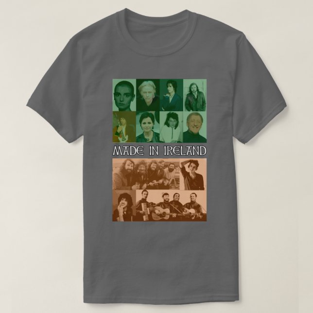 Camiseta Músicos de Irlanda (Diseño del anverso)