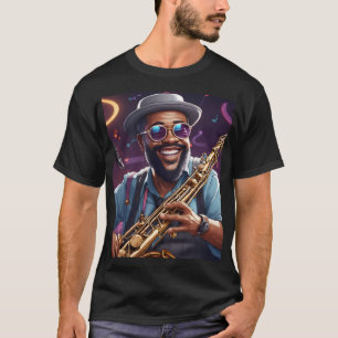 Camiseta músicos de jazz