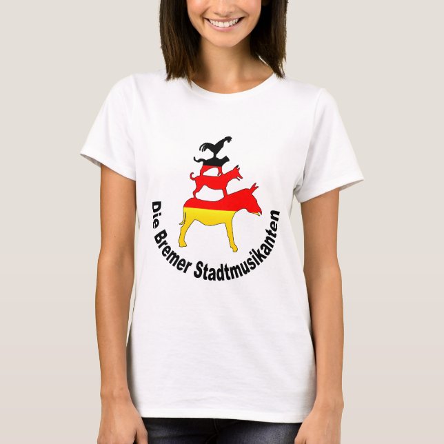 Camiseta Músicos de la ciudad de Bremen (Anverso)