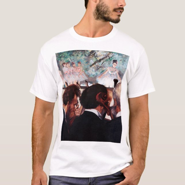 Camiseta Músicos de orquesta, Edgar Degas (Anverso)
