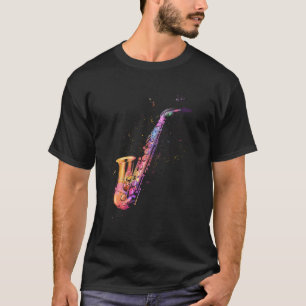 Camiseta Músicos De Saxofón Para Blues Music Jazz Alto