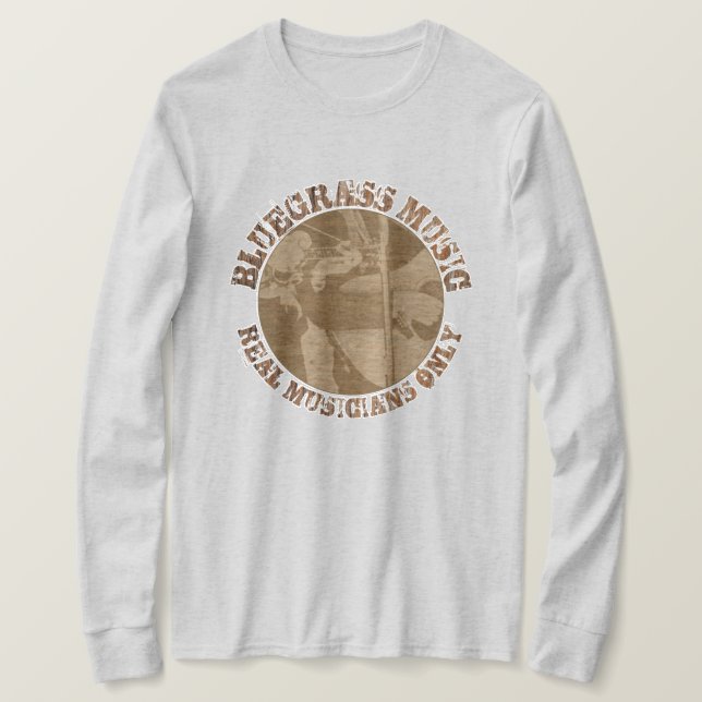 Camiseta Músicos de verdad de música azul solamente jugador (Anverso del diseño)