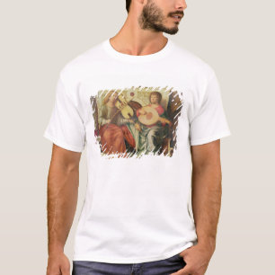 Camiseta Músicos del ángel de la pintura de la Virgen y