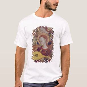 Camiseta Músicos del ángel de la pintura de la Virgen y d