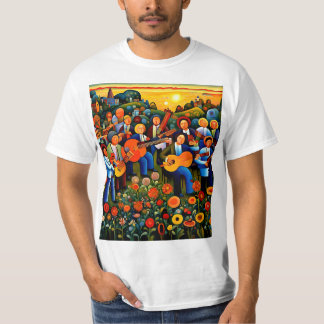Camiseta Músicos en el jardín 2
