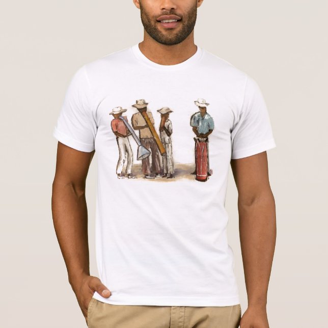 Camiseta Músicos haitianos de la calle (Anverso)