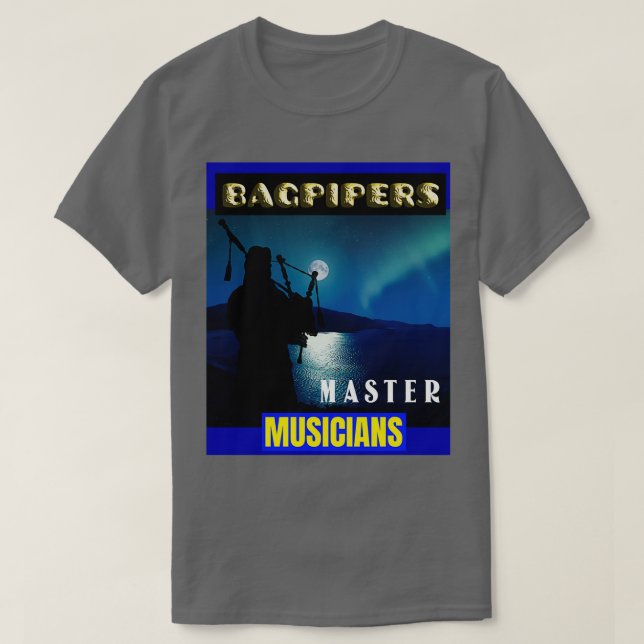 Camiseta Músicos maestros del Bagpipers 11 (Diseño del anverso)