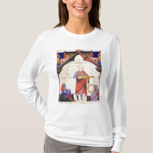 Camiseta Músicos que juegan la guitarra y la pandereta