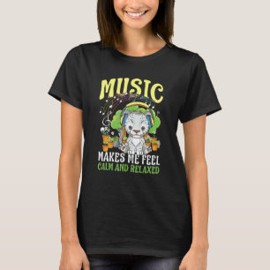 Camiseta Musik Me Hace Sentirme Tranquila Y Relajada
