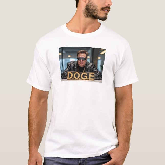 Camiseta Musk MAGA DOGE (Anverso)