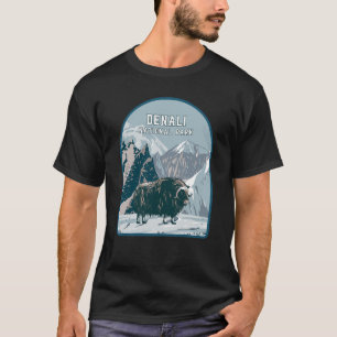 Camiseta Musk Ox en el parque nacional de Denali