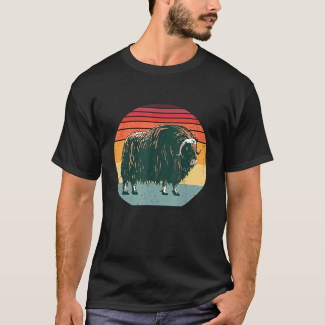 Camiseta Musk Oxen Musk Ox Animal Ártico Umingmak Ala (Anverso)
