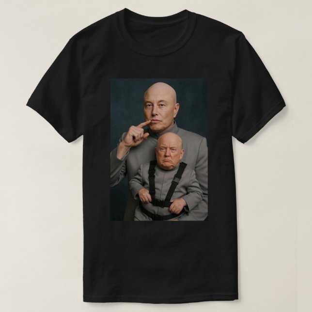 Camiseta Musk Trump Mini Me LOL (Diseño del anverso)
