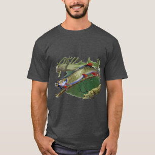 Camiseta Muskie Hunter Musky Fishman Lure Fly Fishing