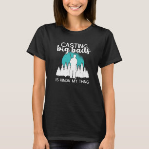 Camiseta Muskie Hunter Y Muskie Pescando Pike Big Baas