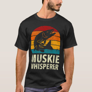Camiseta Muskie, musky o muskellunge Whisperer Pesca Libre