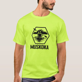 Camiseta Muskoka Ontario Kayaker - Men's Basic T-Shirt