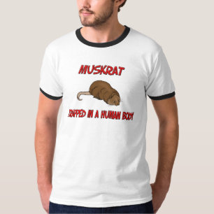 Camiseta Muskrat atrapado en un cuerpo humano