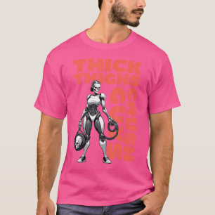 Camiseta Muslos Gruesos Aplastan a los Tipos Levantamiento