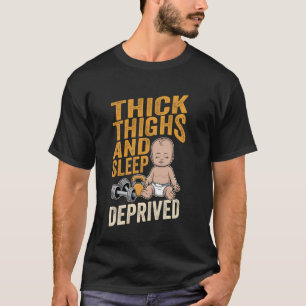 Camiseta Muslos Gruesos Y Privados De Sueño, Es Día De Pier