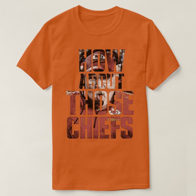Camiseta Mustache Andy Reid Chiefs TShirt (Diseño del anverso)