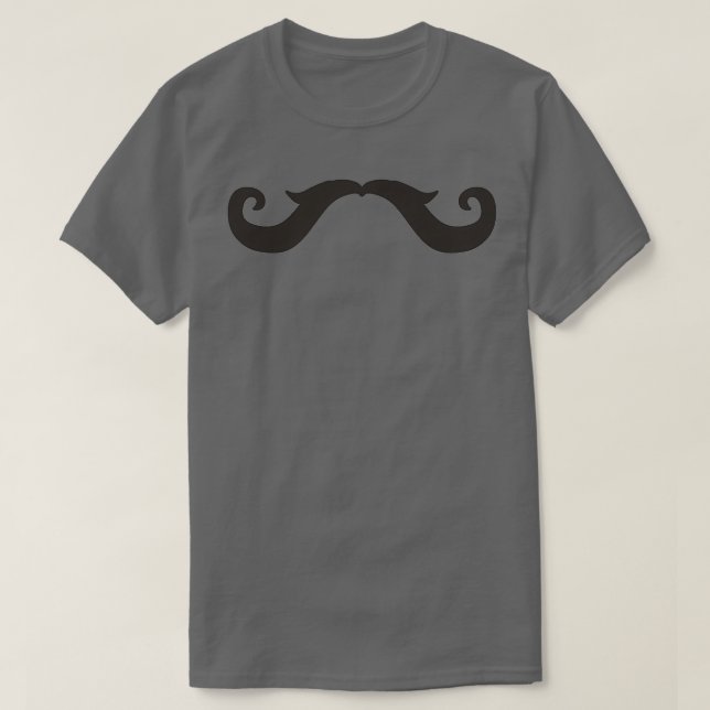 Camiseta Mustache artístico (Diseño del anverso)