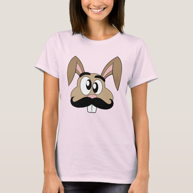 Camiseta Mustache Bunny (Anverso)