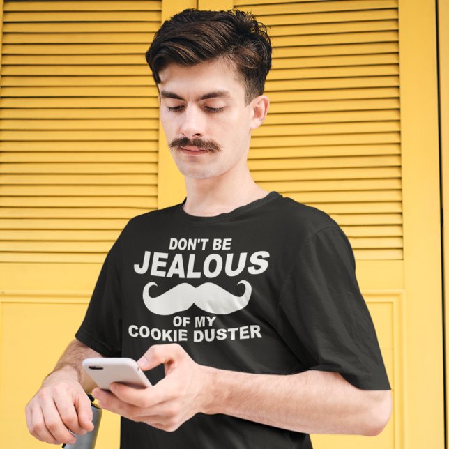 Camiseta mustache COOKIE DUSTER (funny mustache shirt)