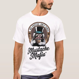 Camiseta Mustache Mafia Vibes - Steampunk Tamarin