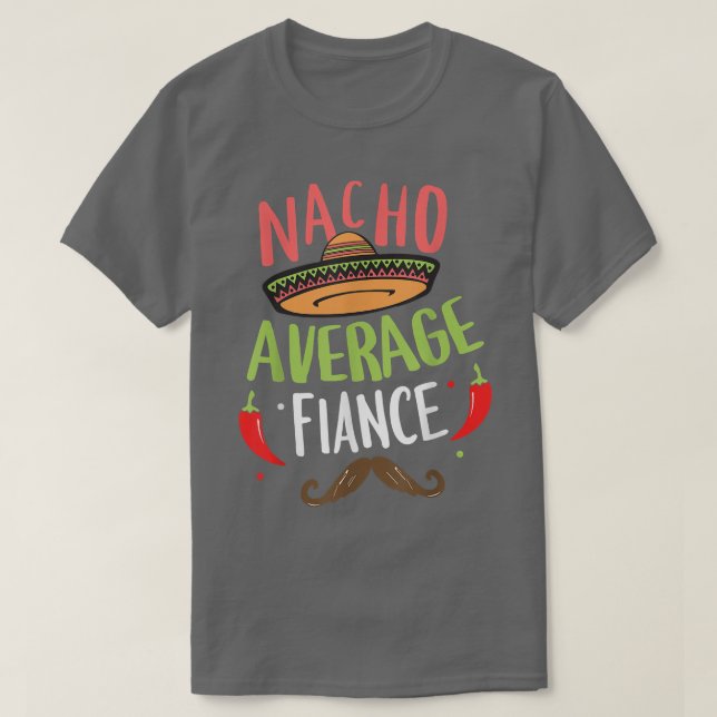 Camiseta Mustache meicano de Nacho Promedio de Fianza Cinco (Diseño del anverso)