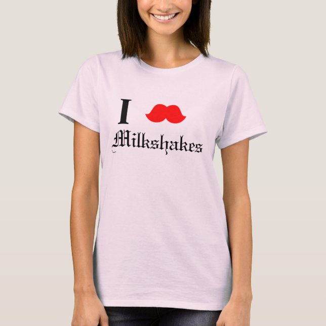Camiseta Mustache Milkshakes (Anverso)